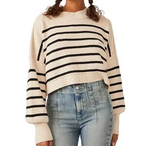 Free people easy street cropped sweater